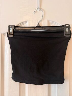 Aritzia TNA Chill Black Strapless Tube Top Size XS